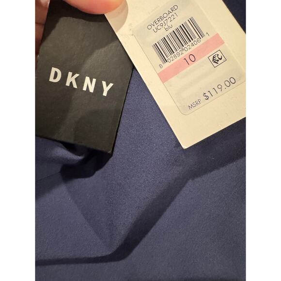 DKNY One Button Navy Blue Blazer Size 10 - Picture 4 of 7